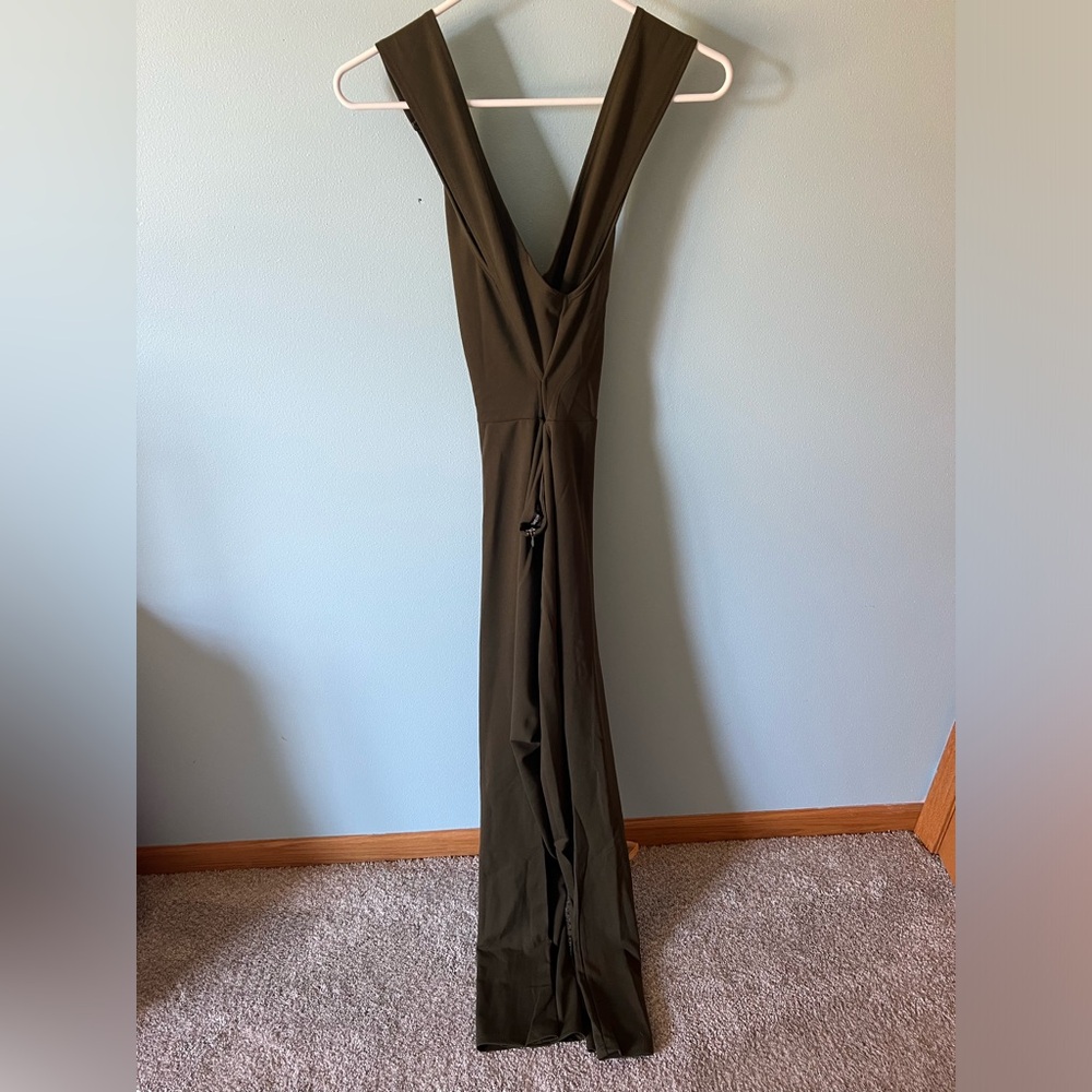 Army green tank jumpsuit